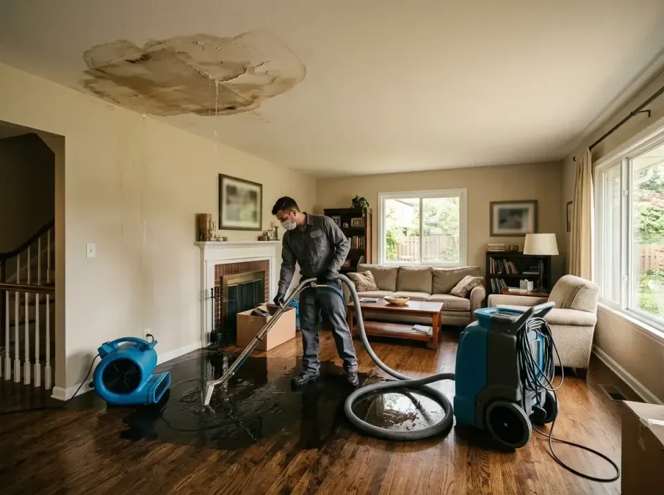 attic-pipe-burst-ceiling-drip-008 — frequently asked questions, Water Damage Restoration & Carpet Care in East Riverdale, MD